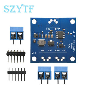PWM Signal to Voltage 0-100% to 0-5V / 0-10V Output 22Hz-20kHz 3.3V-24V <strong>Digital</strong> Analog Signal Conversion Board <strong>Module</strong> - Product Image 1