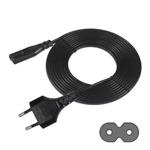 C7 1.8 מ 'כבל חשמל עם eu plug 2-פין מתאם AC עבור מחשב נייד נייד מחשב נייד מוסמך חומר גומי עבור שלנו תקני Cn סטנדרטים