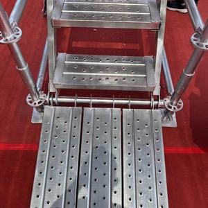 Q355 Stahl verzinktes Scalfolding-Konstruktion sringlock-Gerüsts ystem