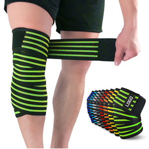 Unisex Pulley Workout Đào Tạo Cử Tạ Không Trượt Nylon Spandex Đầu Gối Thoáng Khí Giảm Đau Khớp Hỗ Trợ Brace Tay Áo Dây Đeo - Product Image 1