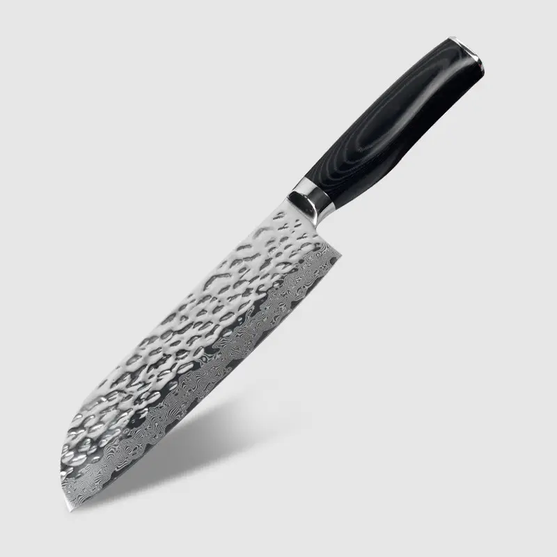 Mevcut en iyi fiyat profesyonel mutfak 7 inç şam çelik kelebek bıçaklar satılık