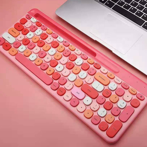 有線マルチメディアキーボード2ブロック100キースリムキーボアNumlock/Capslock/WinlockLEDインジケーターrd - Product Image 3