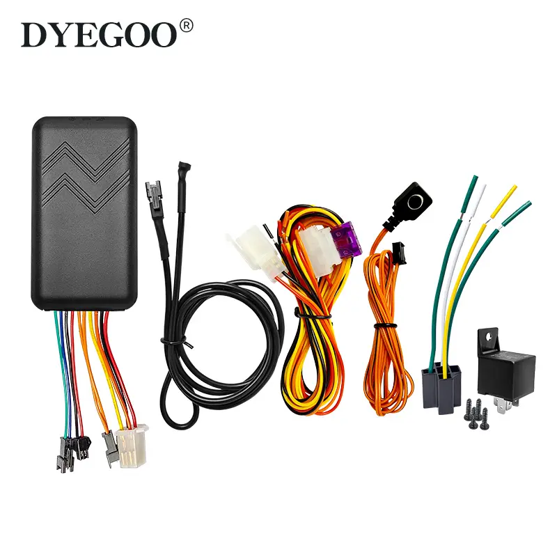 Dyegoo GT06ติดตาม GPS 2G 4G OBD ติดตามรถยนต์แบบเรียลไทม์อุปกรณ์ติดตาม GPS ปลั๊กอินได้ง่าย