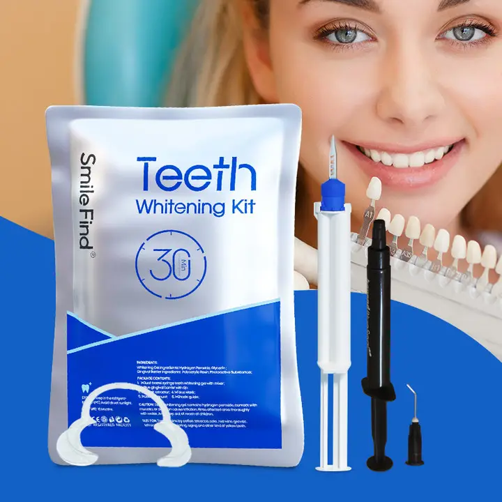 Dentaire-Gel De blanqueamiento Dental para Spa Profesional, Kit De dientes blancos 35% HP 16%, sistema De blanqueamiento Dental fuerte para dentaduras