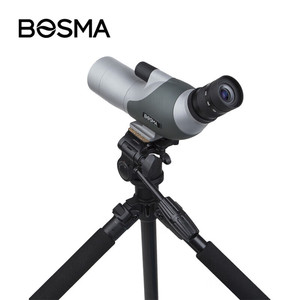 BOSMA-シルバータイガー20-60x70バードウォッチングFMCBAK4高透明単眼望遠鏡スポッティングスコープ、三脚付き角度付き防水