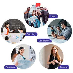 Pointeur portable léger en acier inoxydable Guide portable Mât de drapeau Tige télescopique Design moderne Logo personnalisé - Product Image 6