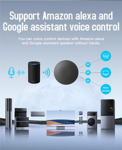 Tuya Smart IR Learning telecomando universale WiFi RF433/RF315 funziona Alexa Google Home 5V 1A tensione per sistema Smart Home - Product Image 4