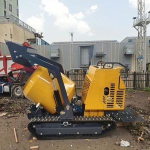 Mini theo dõi Crawler xách tay tự động 500L di động trộn bê tông điều kiện mới xây dựng xi măng <span class=keywords><strong>Mixer</strong></span> lõi thành phần động cơ - Product Image 5