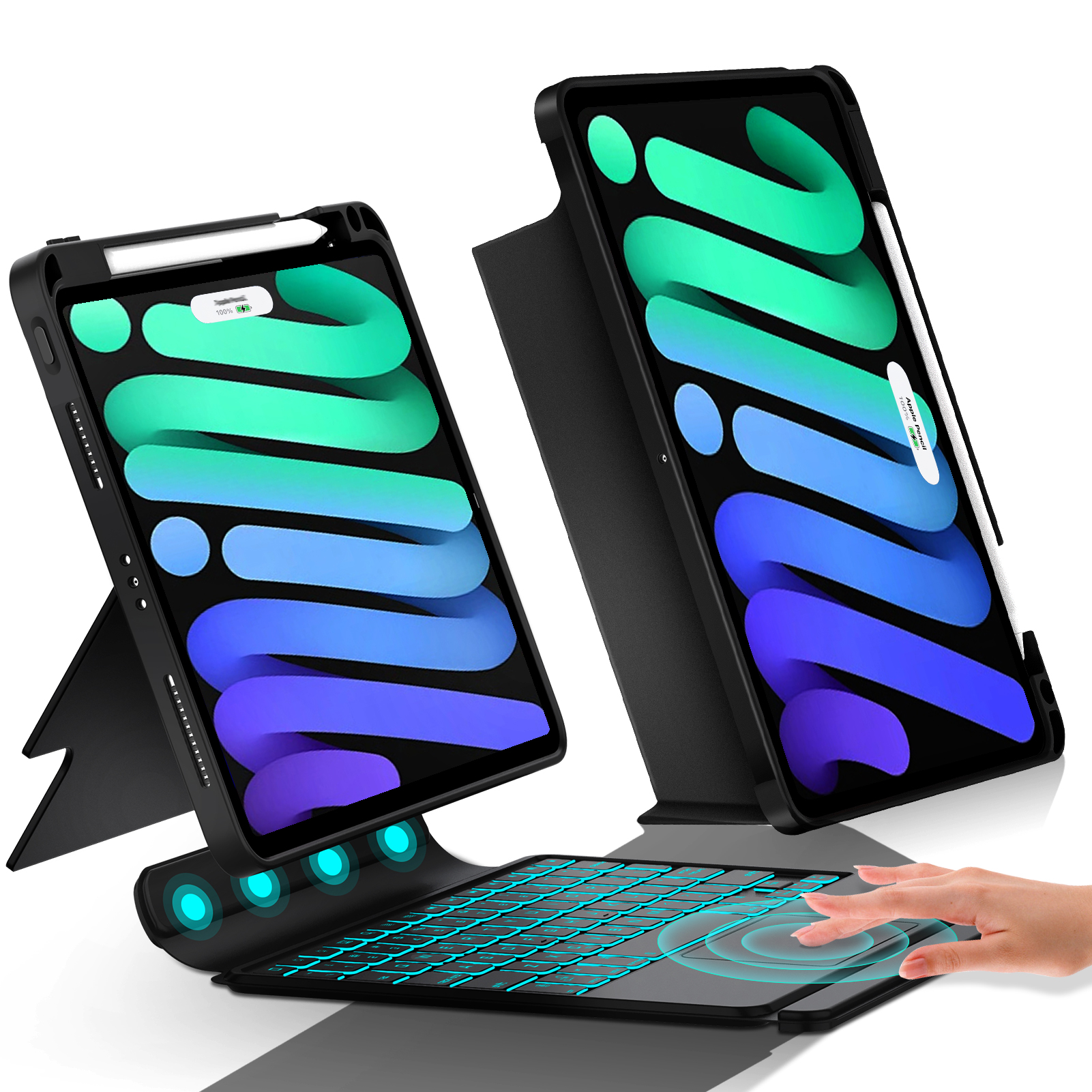 For iPad mini 6th Gen (2021) Black