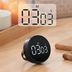 Dönen mekanik manyetik led dijital mutfak zamanlayıcı mutfak zamanlayıcı dijital büyük ekran ile - Product Image 3