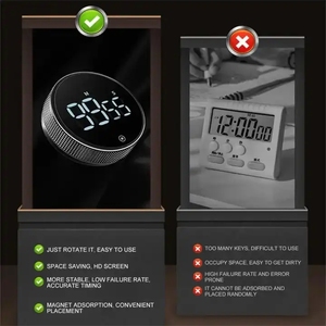 LED digitale da cucina Timer per la cottura doccia studio cronometro sveglia elettronica magnetica per cottura conto alla rovescia Timer nuovo - Product Image 4