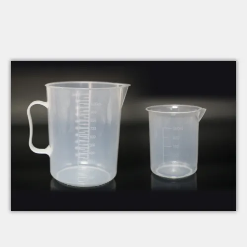 Vasos de vidrio de borosilicato de plástico de 250cc y 500ml, buen precio, venta al por mayor