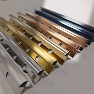 Phật sơn các nhà sản xuất 316 304 gạch & phụ kiện tùy chỉnh hiện đại cạnh hồ sơ thép không gỉ Gốm gạch <span class=keywords><strong>TRIM</strong></span> dải trang trí - Product Image 2