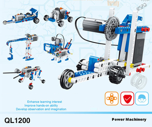 DIY 396 PCS Programmier spielzeug Baustein Spielzeug 9686 Powered Machines Science Teaching Set Geschenk für Kinder