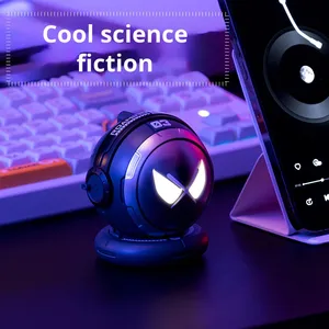 Portable BT Micro All-In-One Mini Subwoofer RGB LED Astronaut <strong>Computer</strong> Speaker Long Battery Life DC Power <strong>for</strong> Wireless Calls - Product Image 2