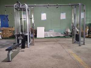 Commercial Home Gym Fitness Umfassender Trainer Multifunktion ale All-in-One-Smith-Maschine 5-Personen-Station für Bodybuilding
