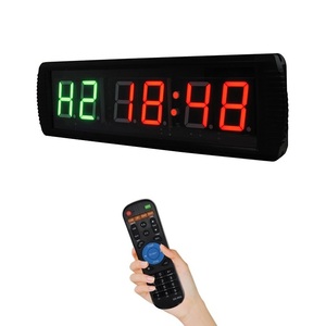 Palestra a parete digitale conto alla rovescia orologio telecomando LED professionale intervallo Fitness cronometro Timer per l'esercizio - Product Image 1