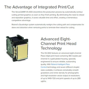 Second Hand Used DX7 Print Head Roland Versacamm Vs 300 I <strong>Printer</strong> Cutter Use with Max2 Ink - Product Image 5