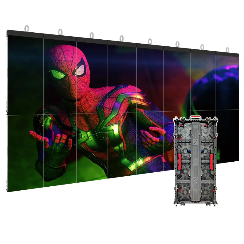 960*960mm grandi schermi led flessibili display tv lcd pannello video wall flessibile per interni