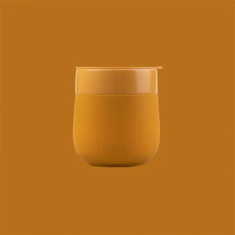 Taza de cerámica con funda protectora de silicona, taza reutilizable para café o té, portátil, apta para lavavajillas, por Suecia