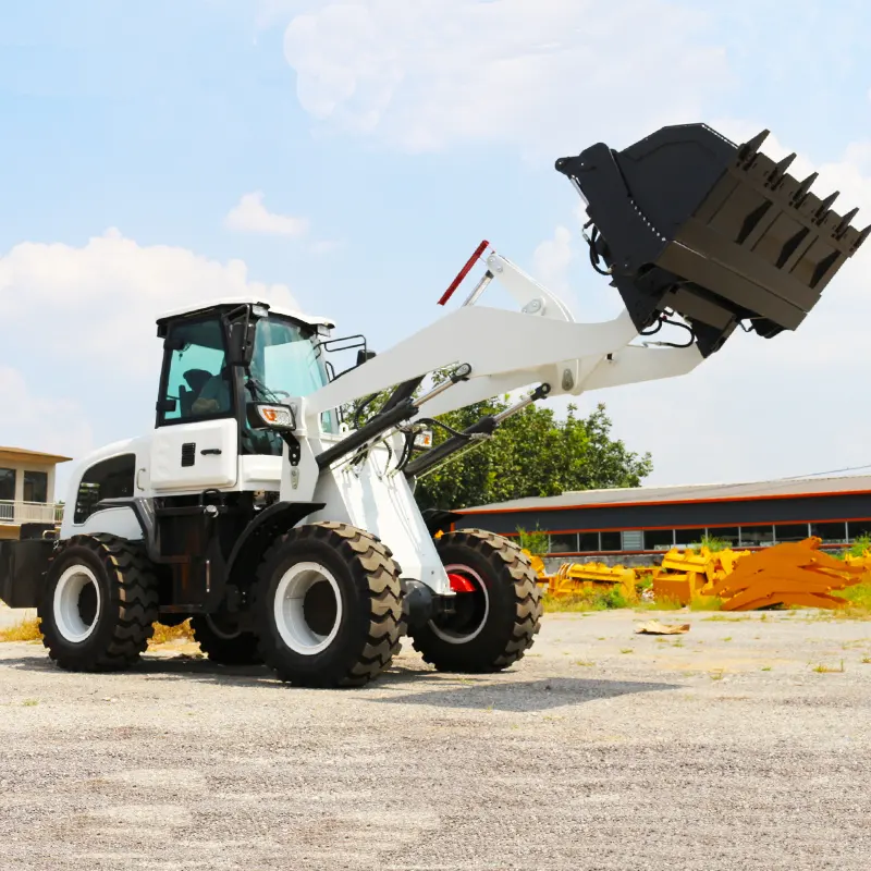 Fabricante de Minicarregadeiras Ce Pequena Agricultura Carregadeira Frontal 4X4 0.8Ton 1Ton 2Ton Agricultura Minicarregadeira Frontal