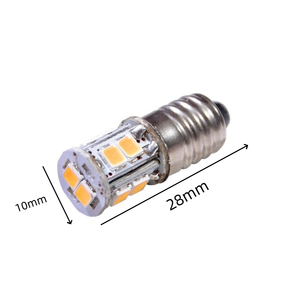 E10 Screw Focus Flashlight Replacement Bulb 3.5v 6.3v 12v 24v 0.9W 70-80LM Torch Work <strong>Light</strong> Lamp Automotive Signal Lamp - Product Image 2