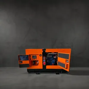 Generador diésel silencioso de 15 KVA y 15 kW, grupo electrógeno de 220 voltios, 400V/110V, voltaje nominal, Gobernador eléctrico, 50/60Hz, toldo de 1/3 fases - Product Image 1