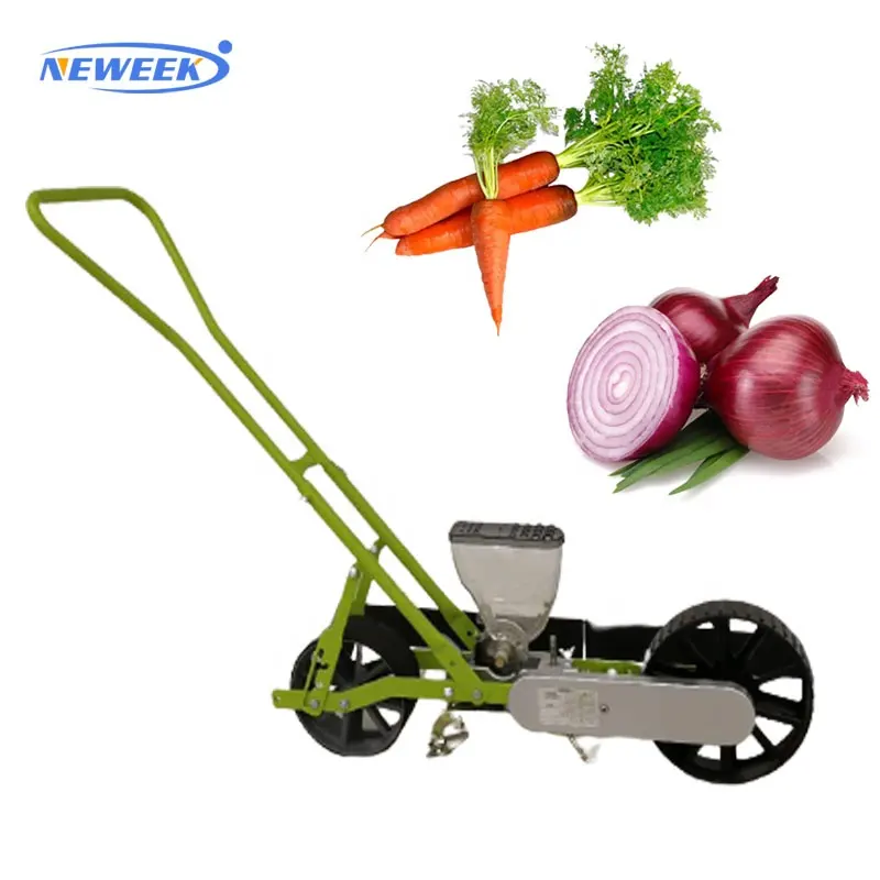 NEWEEK machine à planter des graines à une rangée de navet brocoli coriandre poussée à la main oignon carotte légumes