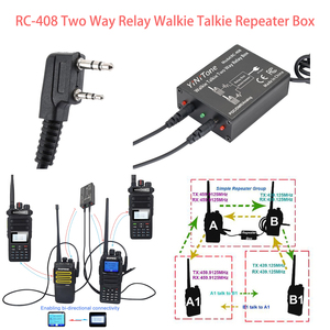 Yinitone RC-408 hai chiều cho đài phát thanh tiếp sức hộp k-port Dễ dàng cắm chơi cài đặt cho <span class=keywords><strong>Baofeng</strong></span> <span class=keywords><strong>UV</strong></span>-<span class=keywords><strong>5R</strong></span> BF-888S cho Kenwood cho tyt - Product Image 6