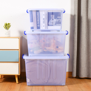 厨房储物箱食品级储物容器透明塑料储物箱 - Product Image 3
