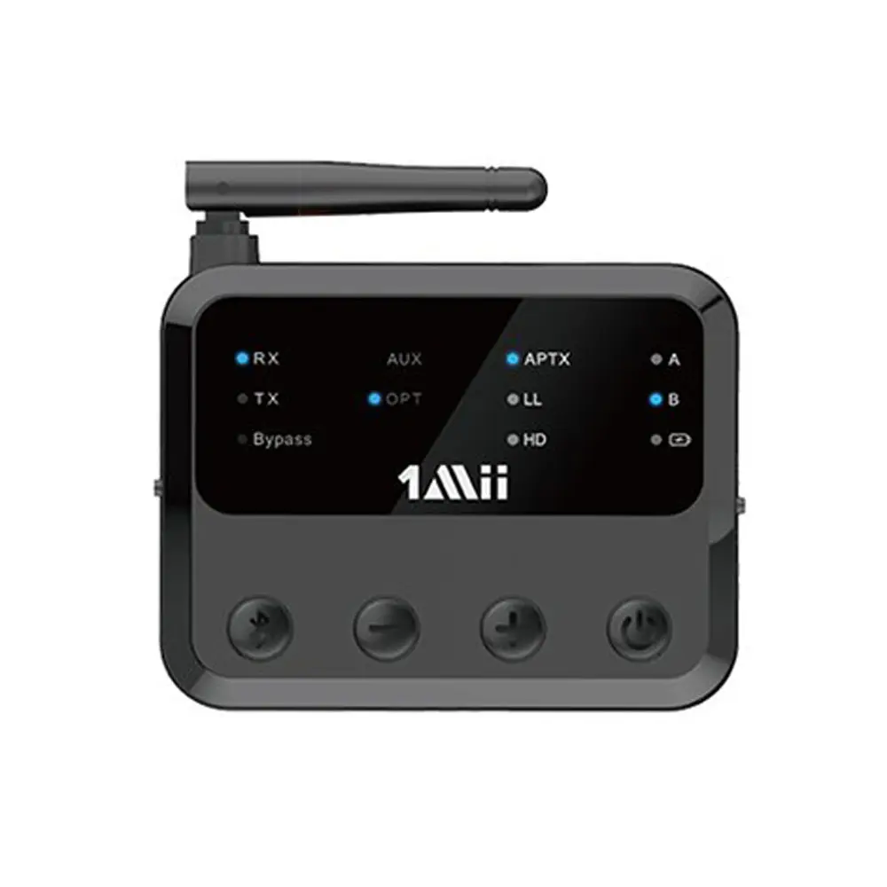 Transmisor receptor Bluetooth 2 en 1, adaptador de múltiples dispositivos, versión BT 5,0, con interfaz óptica AUX de 3,5mm, compatible con Aptx HD