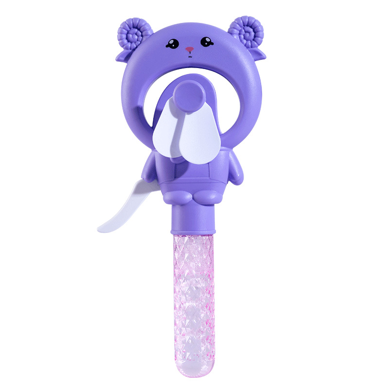 FS-024-Ventilador de oso morado Maca burbuja