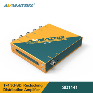 AVMATRIX SD1141 1 in <strong>4</strong> Out Reclocking SDI Distribution Amplifier HD SD 3G-SDI <strong>Video</strong> <strong>Splitter</strong> - Product Image 2