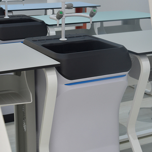 New kim loại phòng thí nghiệm bảng tùy chỉnh trường học khoa học bàn làm việc với bồn rửa sinh viên bảng và ghế sinh thái thân thiện bền - Product Image 4