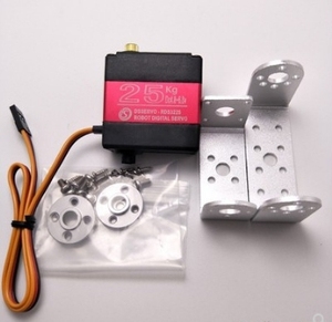 25kg High Torque Dual Axis Digitaler Servo roboter Roboterarm Roboters ervo mit hohem Drehmoment