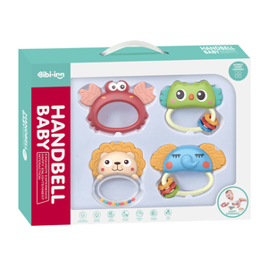 2 in 1 bebek çıngıraklı oyuncak Set yumuşak silikon diş kaşıyıcı ve çıngıraklı oyuncak s duyusal öğrenme çıngırak ve bebekler için diş kaşıyıcı hediyeler