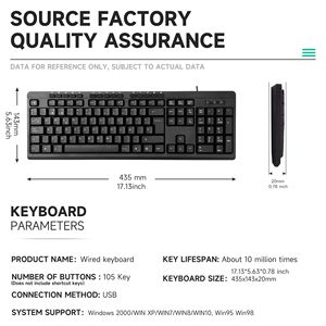 French Russian Spain Teclados USB <strong>Keyboard</strong> Ergonomic Multifunction key Optical <strong>Keyboard</strong> Factory <strong>Computer</strong> Office Wired <strong>Keyboard</strong> - Product Image 5