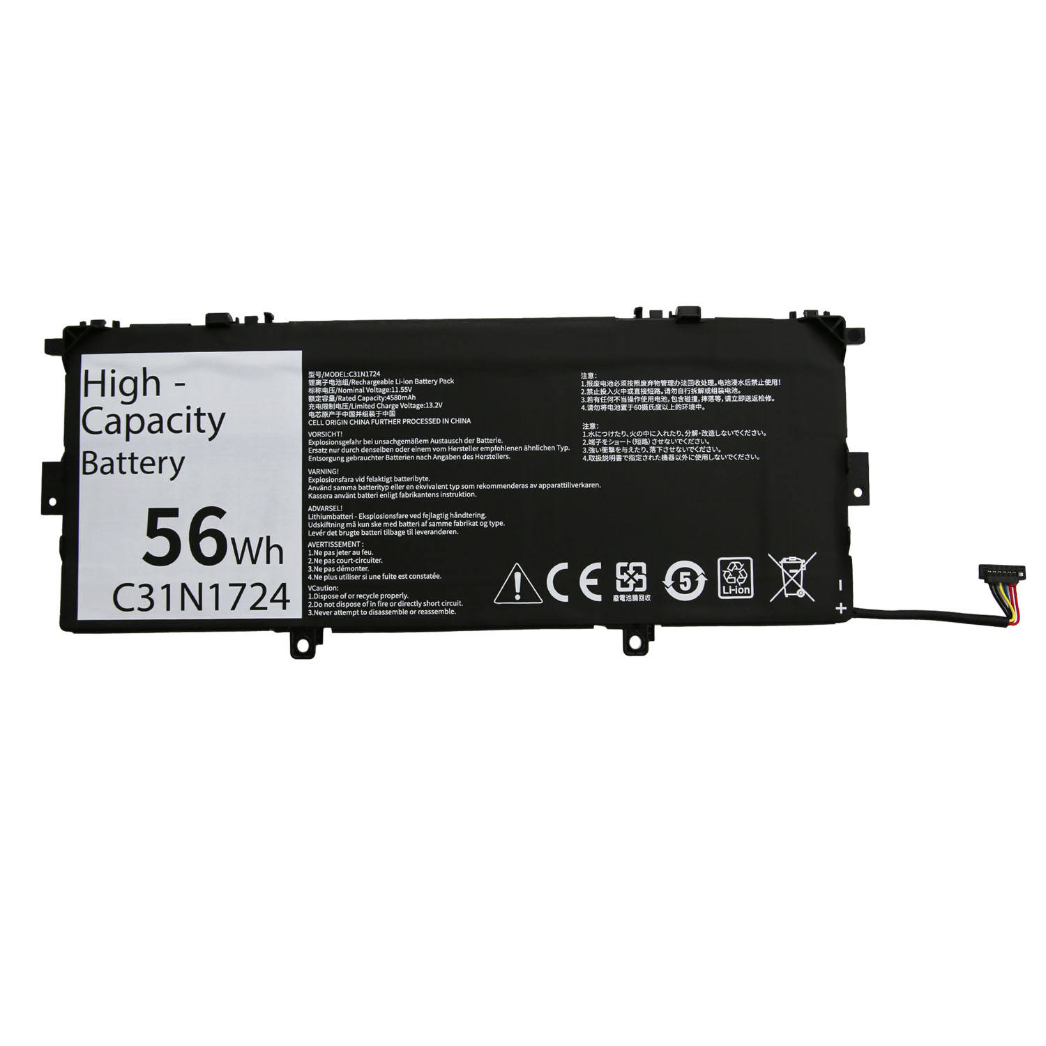 C31N1724 for ASUS ZenBook13 UX331F/FAL UX331U/UAL