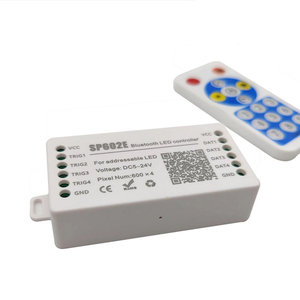DC5-24V SP602E светодиодный контроллер пикселей с синим зубом 4-канальный выходной сигнал поддерживает как приложение для смартфонов, так и дистанционный вход с радиочастотным управлением - Product Image 3