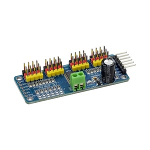 Yeni orijinal PCA9685 16 kanallı PWM/Servo/direksiyon dişlisi sürücü panosu denetleyici Robot IIC arayüzü ICs modülü