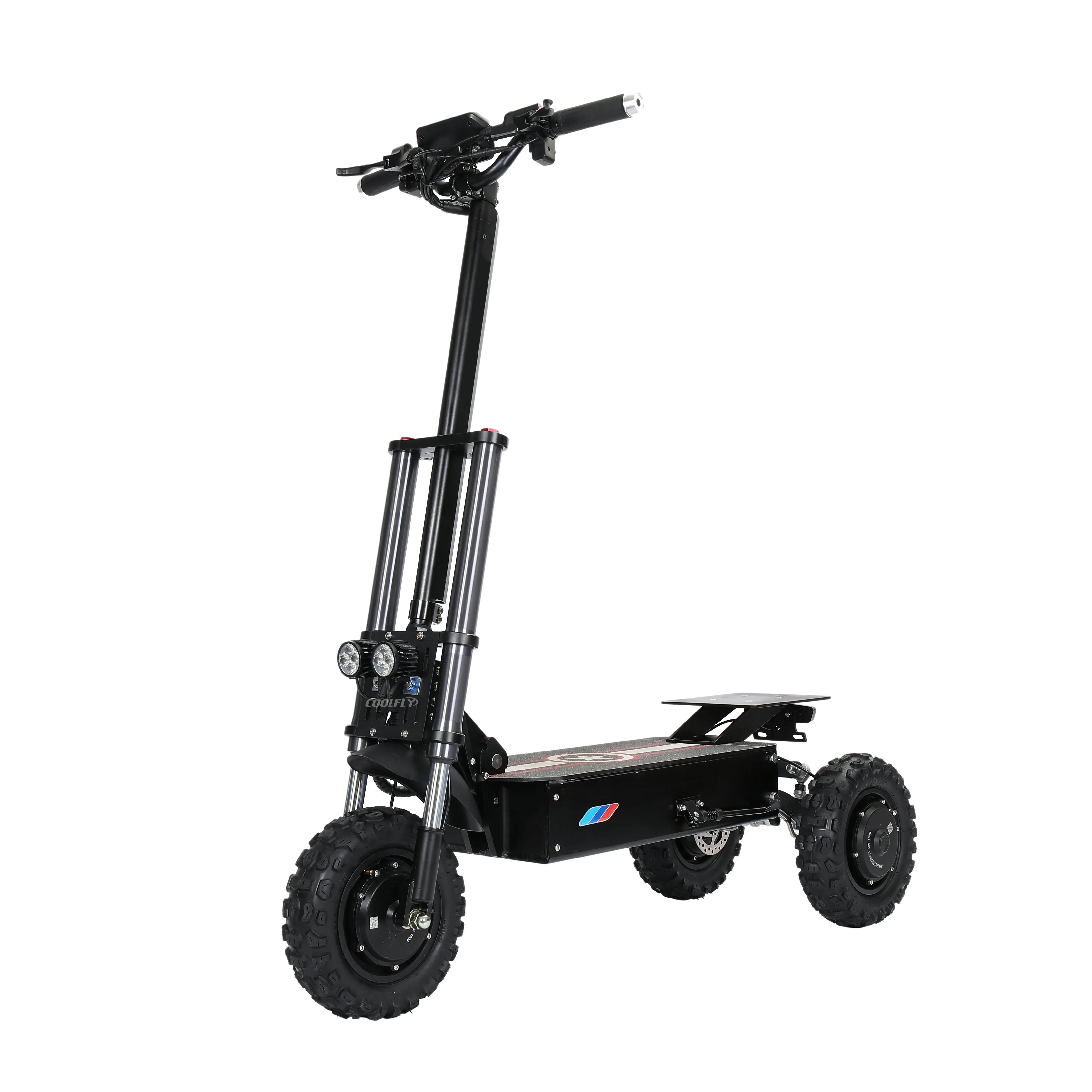 Scooter elétrico mais poderoso, 11 polegadas, três rodas, 60v, 3600w, 5000 watts, com suspensão frontal e traseira