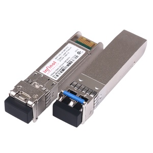 LC SMF 1310nm 1550nm SFP + 光トランシーバモジュール10G 300M 2KM 10KM 40KM 80KM 4G 3GネットワークおよびTCP/IPプロトコル用 - Product Image 3