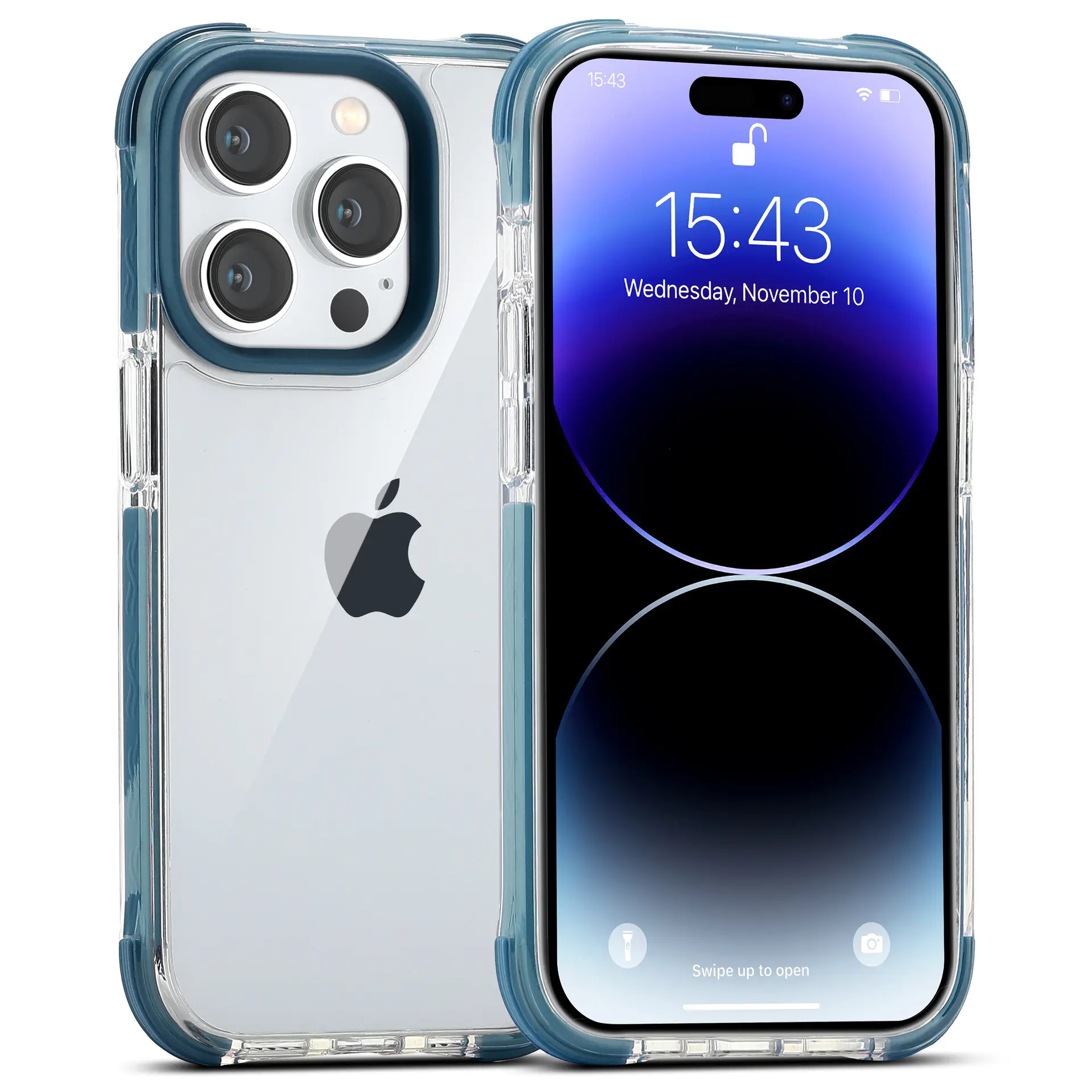 Benutzer definierte Luxus neue klare TPU PC Zubehör OEM transparent stoßfest klar Handy hülle für iPhone 14 15 Pro max