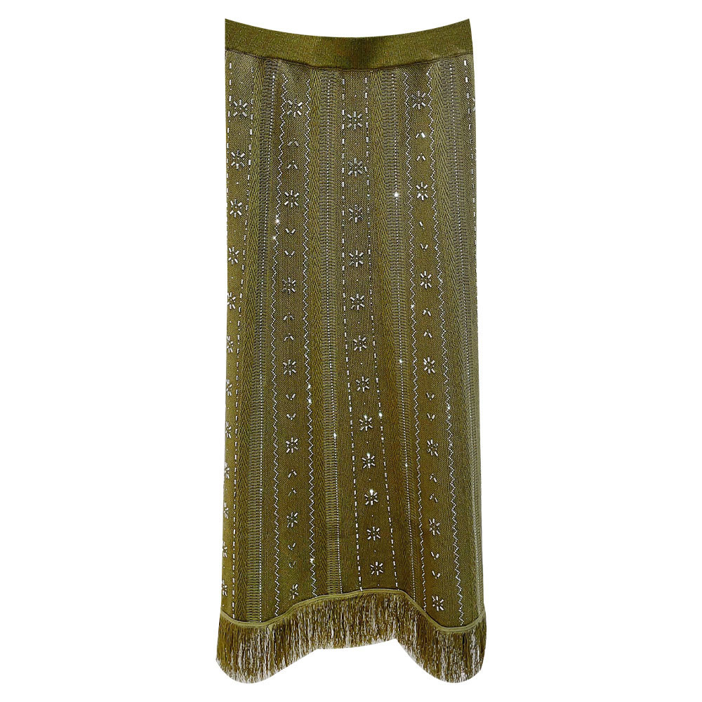 Green overskirt