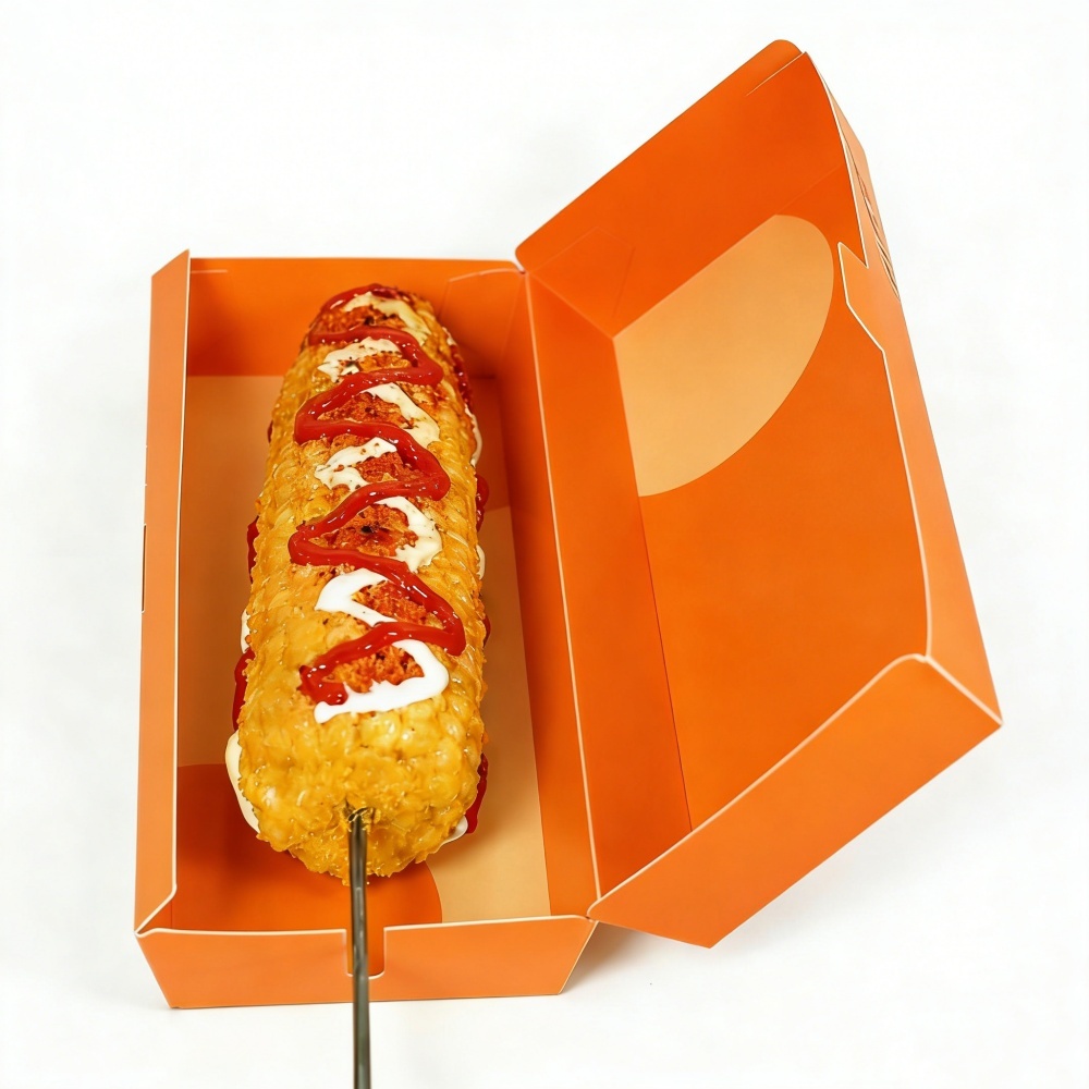 Caja individual para hot dog
