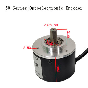 Rundflansch-Drehgeber Hochgeschwindigkeits-Dreiphasen-Optoelektronik-Encoder der Serie 50 zum Drucken und Verpacken - Product Image 4