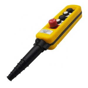 XCD-62P 5-Loch-Hand-Schalterbox mit Drückknopf 1 Notstopp Dreh-Wiedersetzen 2 Satz ineinandergreifende Knopfleiste automatischer Wiedersetzen - Product Image 4