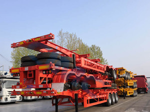3 Axle 4 Axle低ベッドセミトレーラー在庫あり - Product Image 3