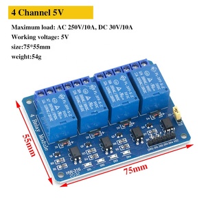 Nuovo modulo relè 5V 4 canali con basso livello grilletto Arduino UNO R3 scheda di controllo elettrico con indicatore luminoso - Product Image 3
