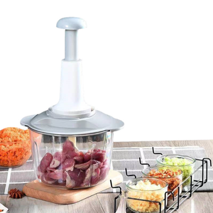 Sebze sebze dilimleme kesici ve itme el soğan kıyıcı manuel dolum mikser - Product Image 2